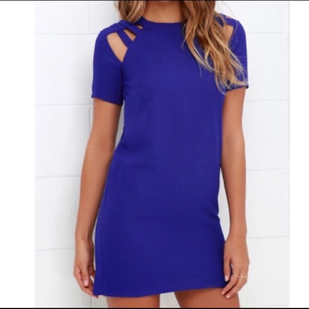 Lulu's Royal Blue Mini Dress